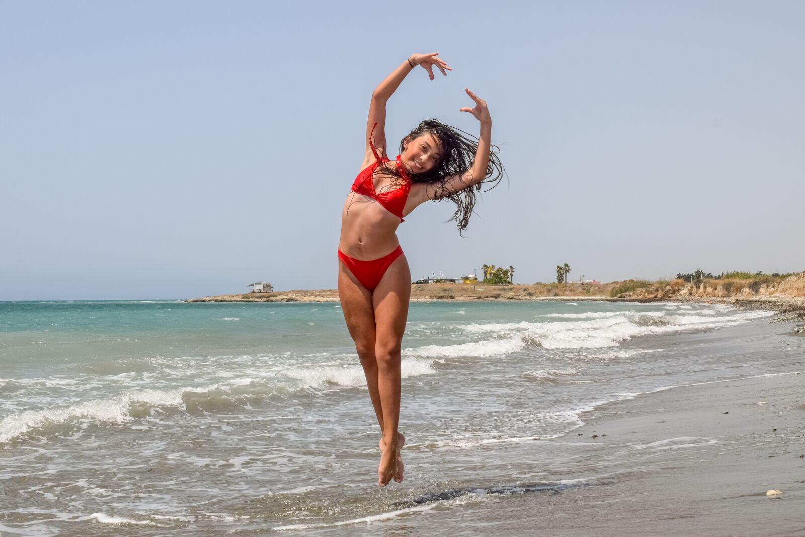 Nikon D3300 sample photo. Girl, beach, sea photography