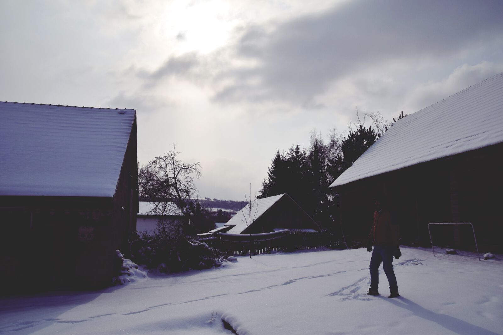 Nikon D3300 sample photo. Snow, winter, hause photography