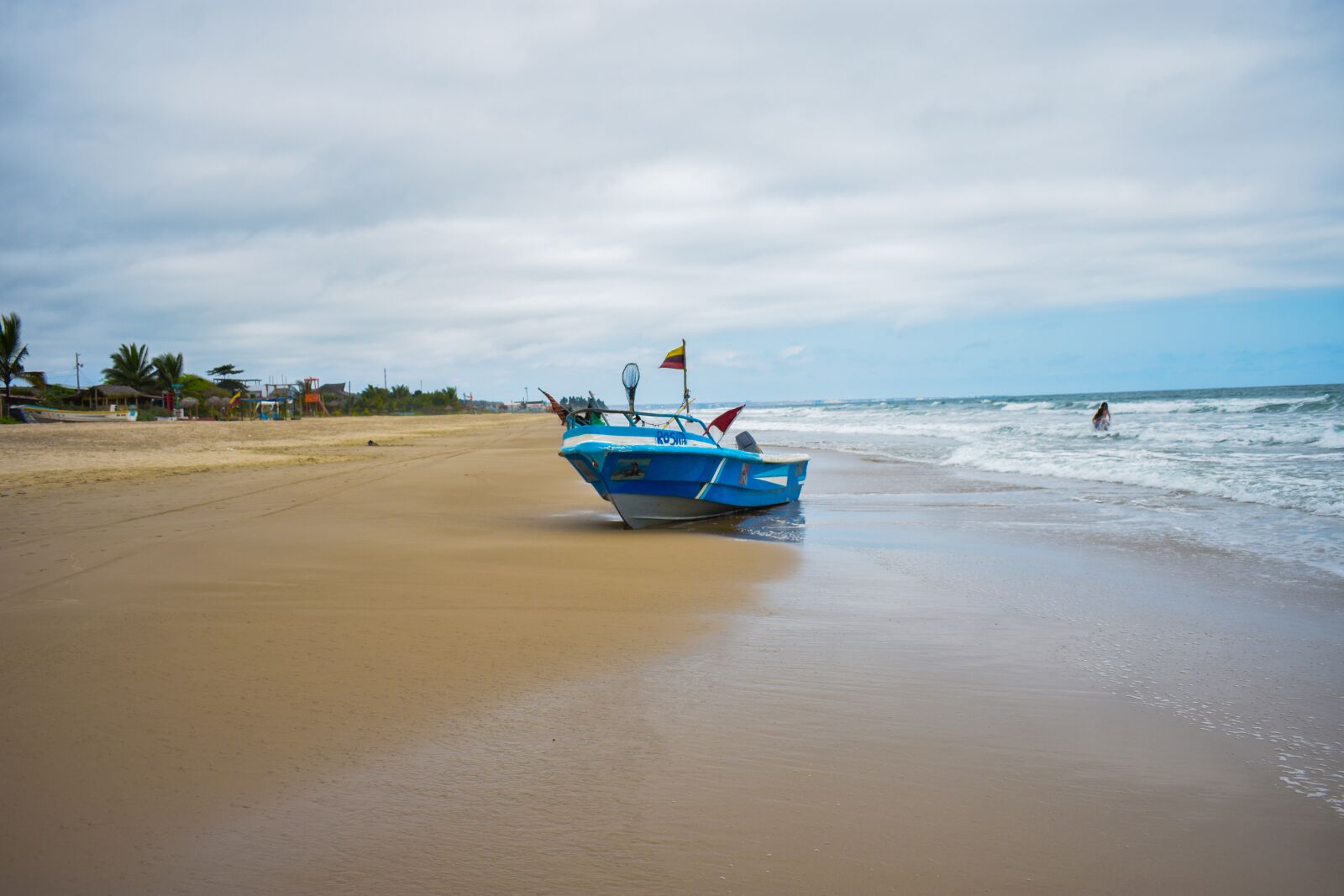 Nikon D3400 sample photo. Boat, sea, blue photography