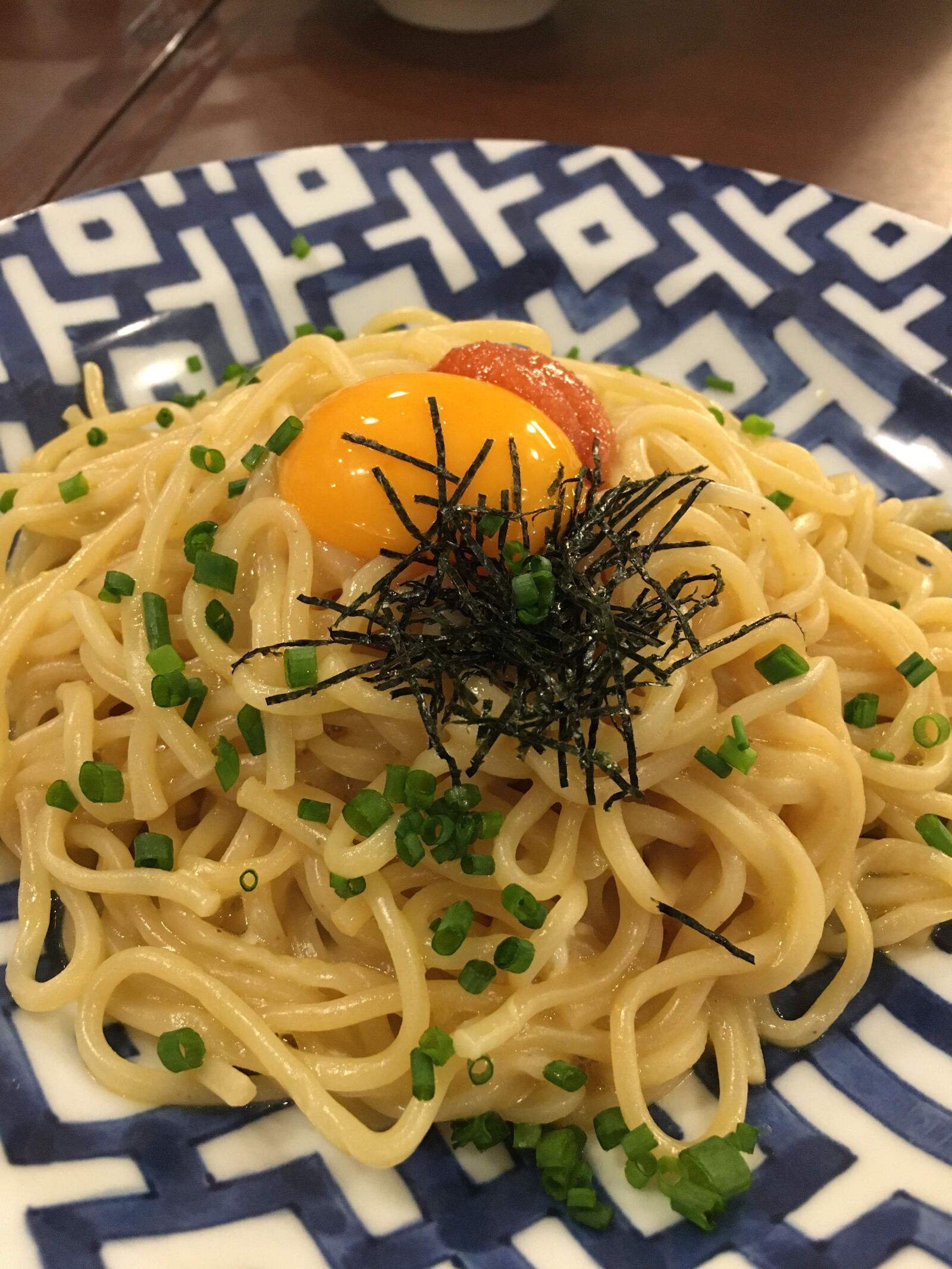 Apple iPhone 6s sample photo. Egg, spaghetti, seaweed photography