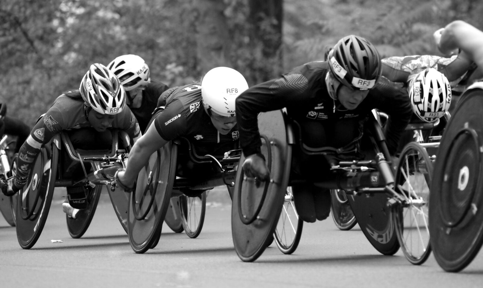 Pentax K-30 sample photo. Marathon, wheelchair, disabled sports photography