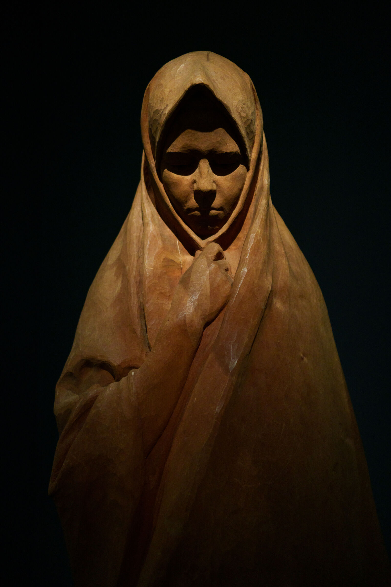 Sony a7R V sample photo. Sinister statue photography