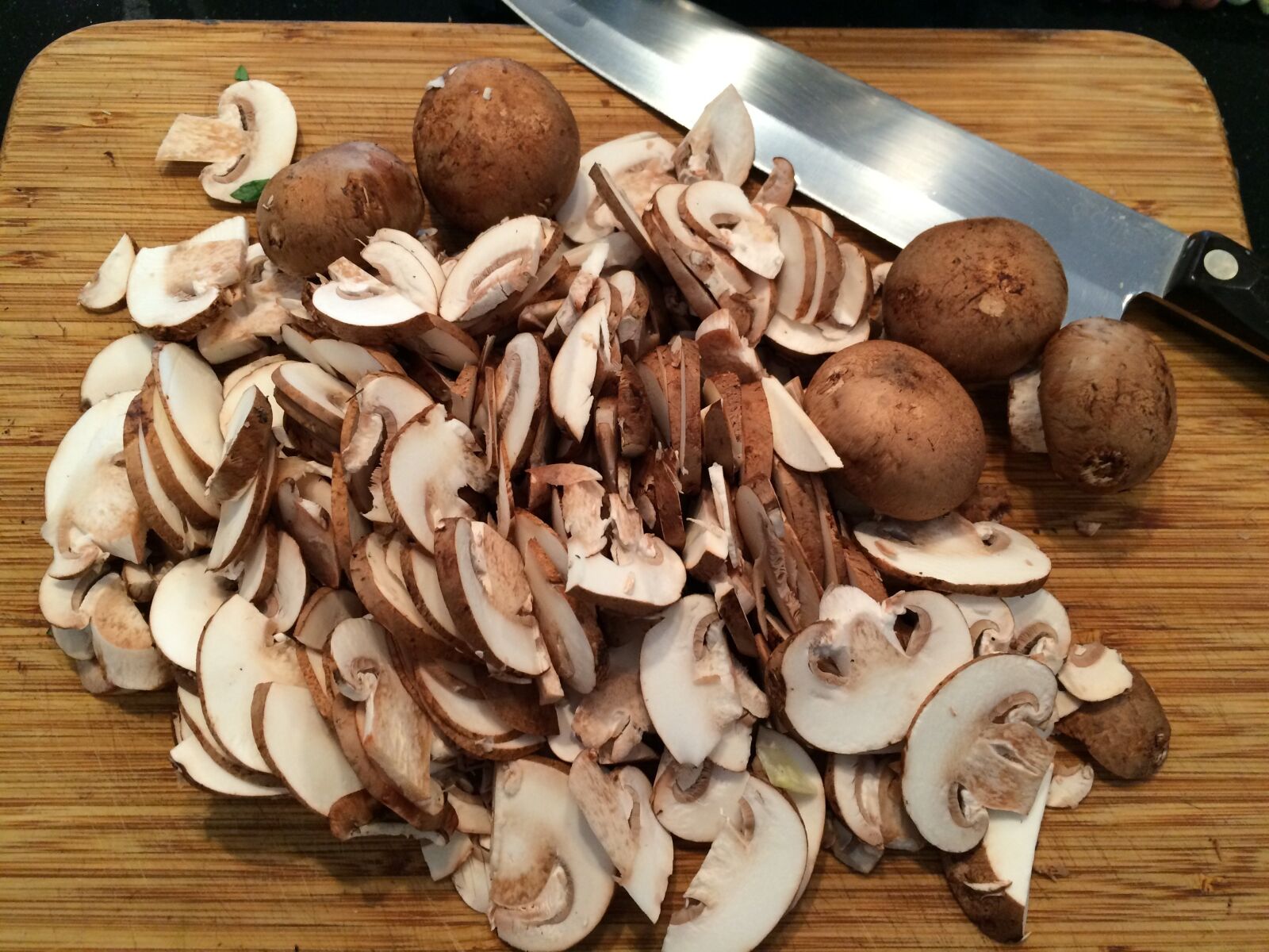 Apple iPhone 5s sample photo. Mushrooms, brown mushrooms, dinner photography
