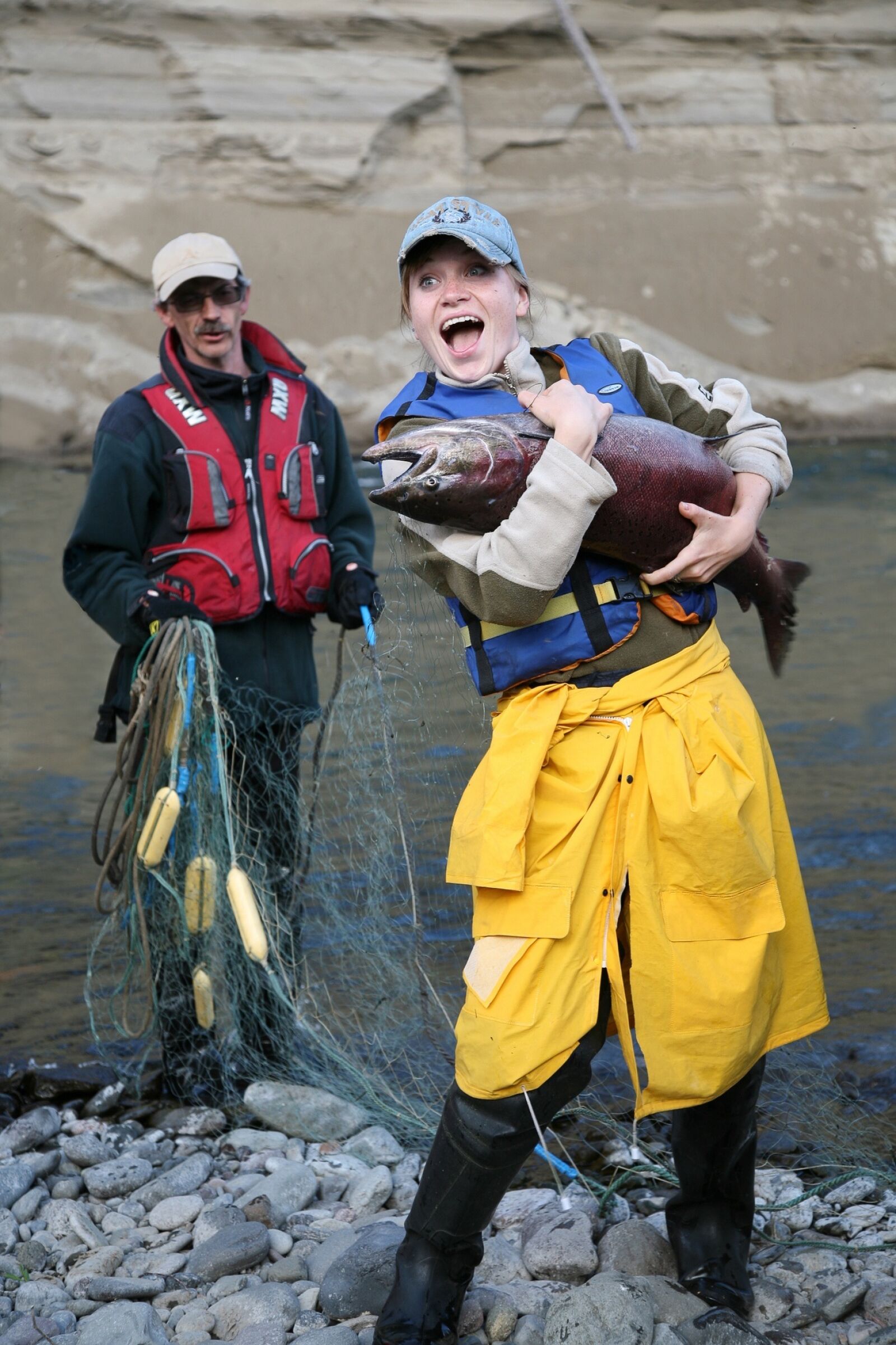 Canon EOS 5D sample photo. Fishing, catch, chinook salmon photography
