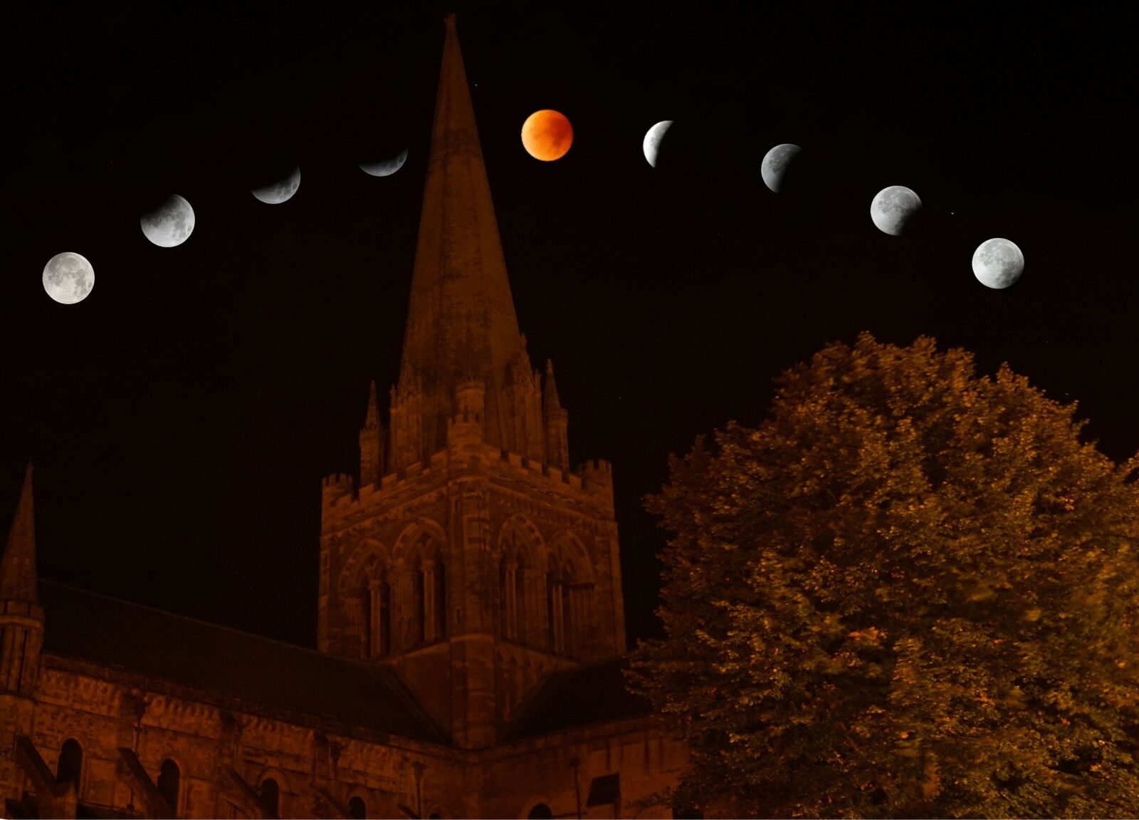 Sony a6000 sample photo. Lunar eclipse, moon, lunar photography