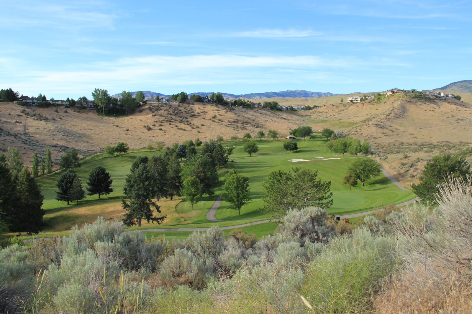 Canon EOS 60D sample photo. Boise, golf course, foothills photography