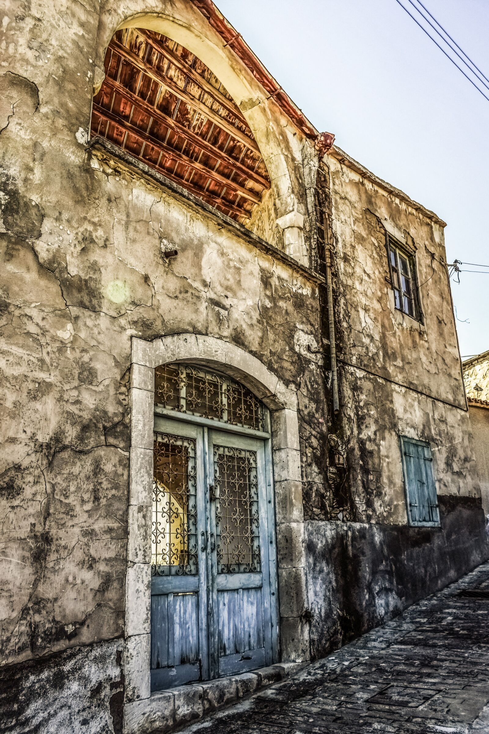 Nikon D3300 sample photo. Old house, wall, damaged photography