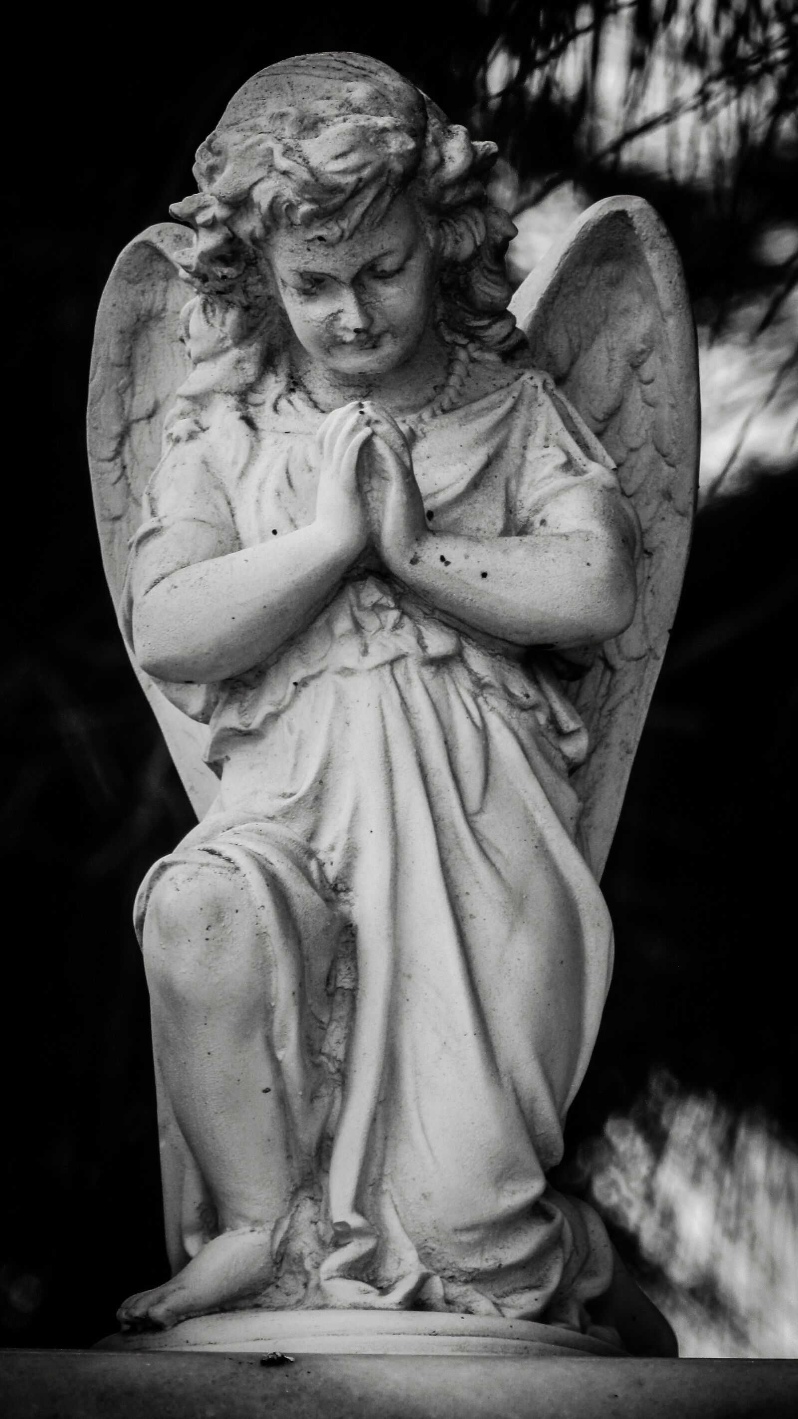 Canon PowerShot SX400 IS sample photo. Angel, praying, religion photography