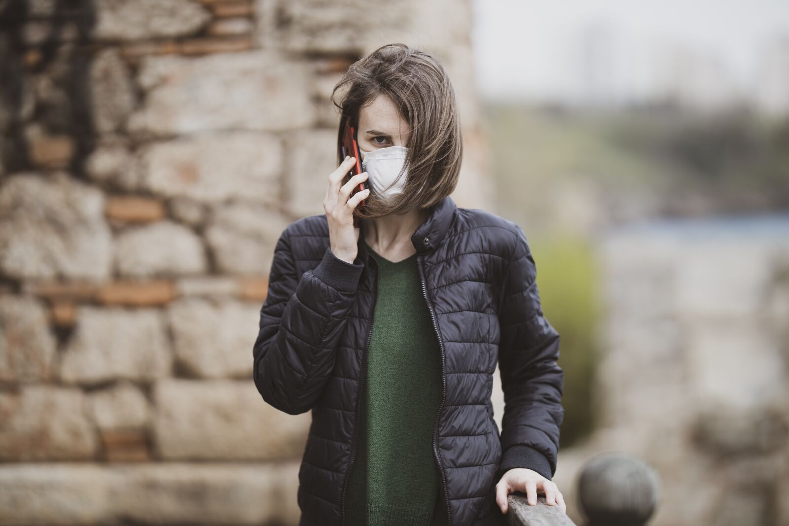 Canon RF 85mm F1.2L USM sample photo. Mask, coronavirus, quarantine photography
