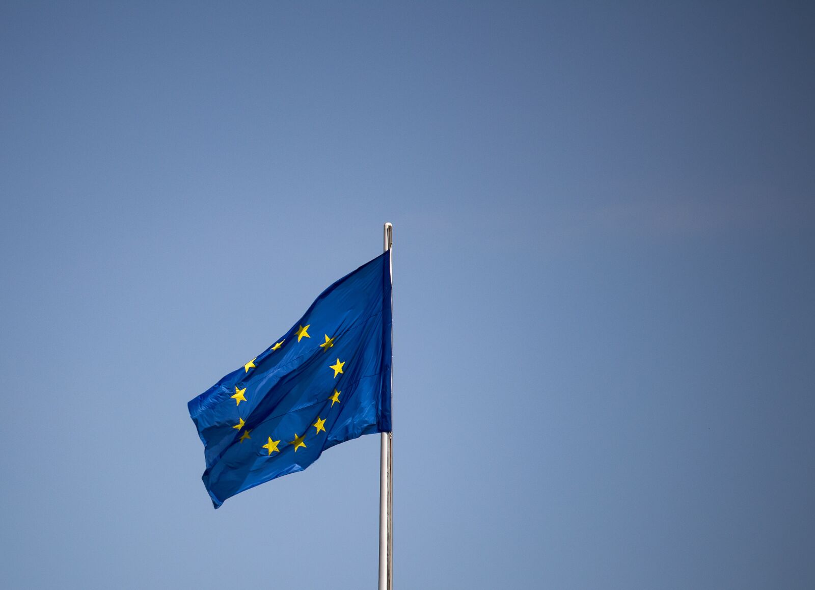 Canon EF-S 55-250mm F4-5.6 IS STM sample photo. Flag, europe, eu flag photography