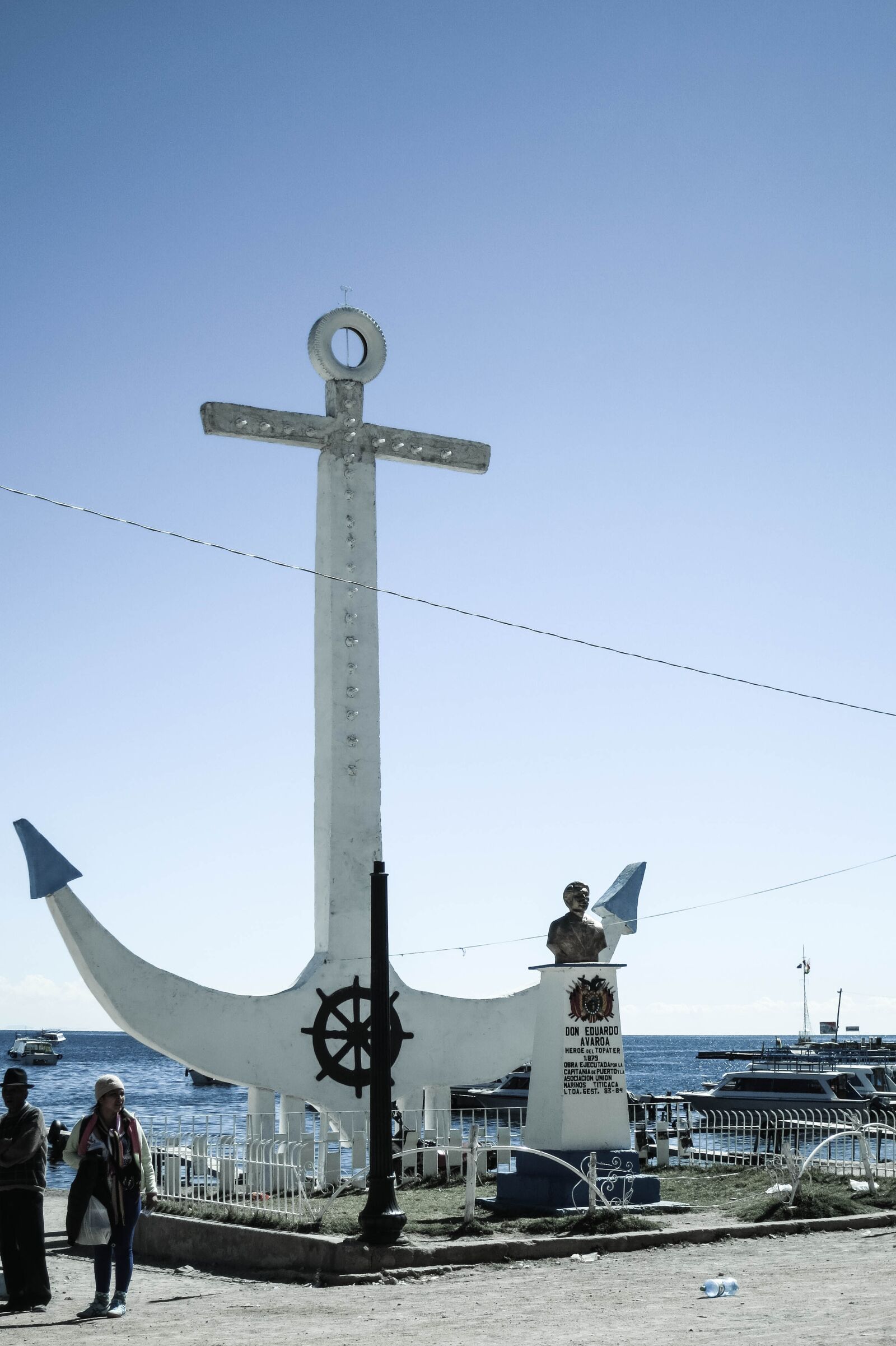 Canon PowerShot S100 sample photo. Anchor, copacabana, bolivia photography