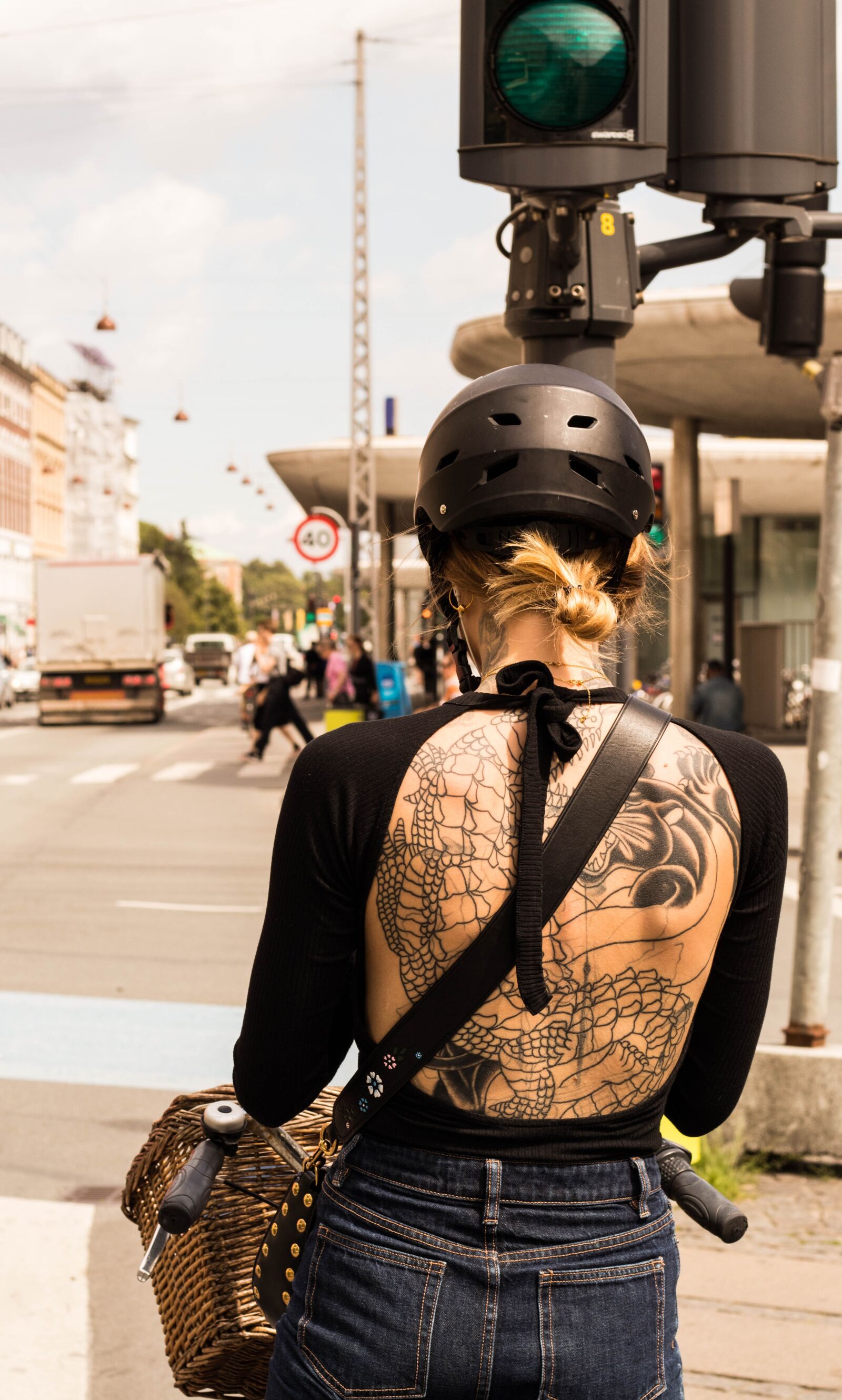Canon EOS 80D sample photo. Girl, bike, woman photography