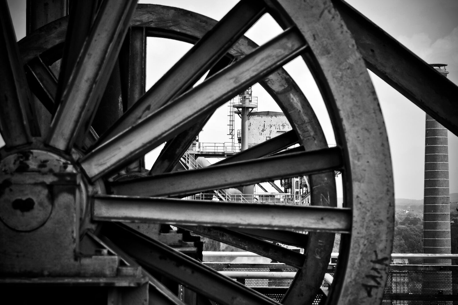 Olympus OM-D E-M10 sample photo. Architecture, steel mill, factory photography