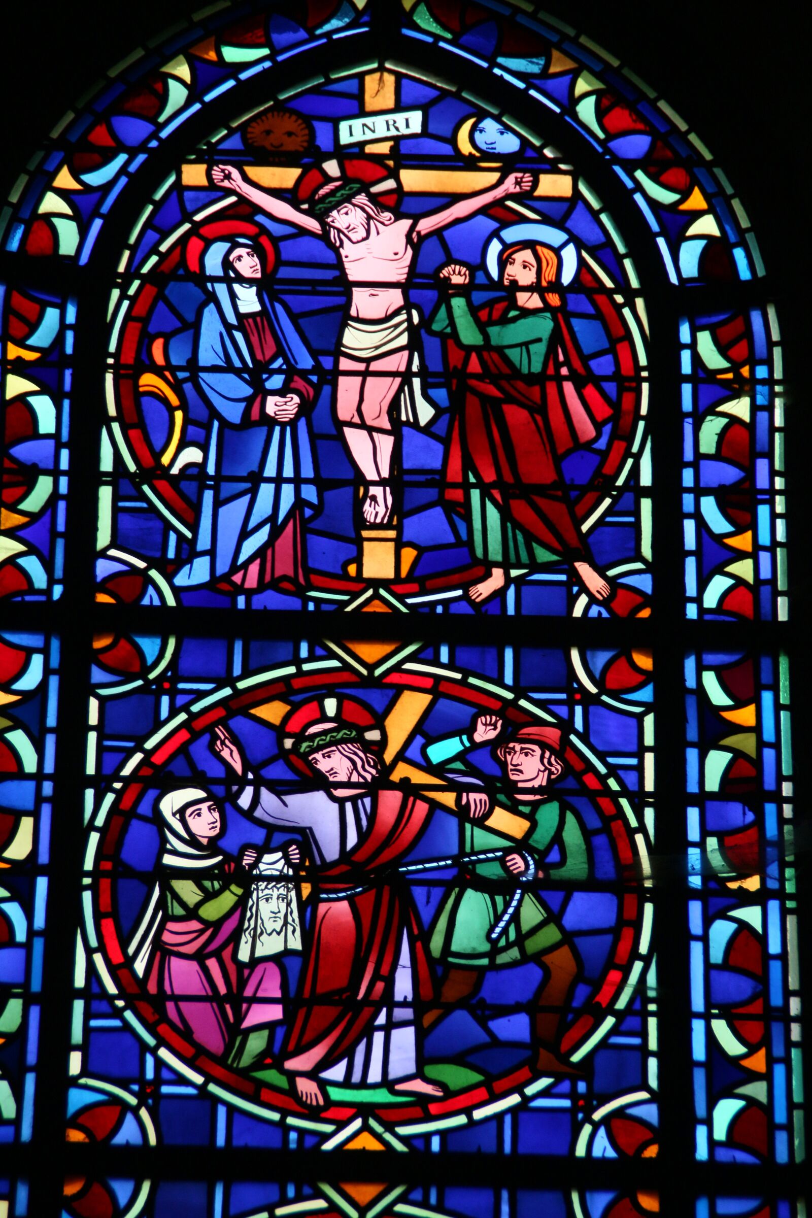 Canon EOS 70D sample photo. Crucifixion, jesus, window photography