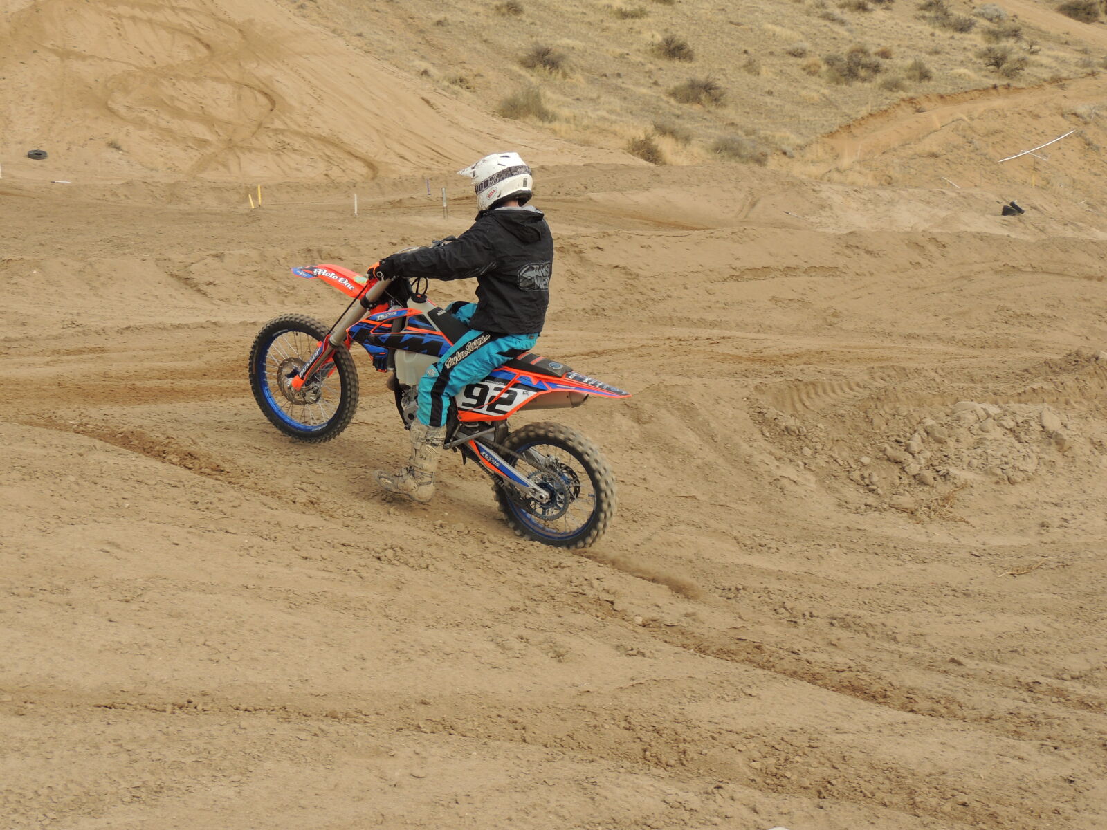 Nikon Coolpix P510 sample photo. Colorful, dirt, bike photography