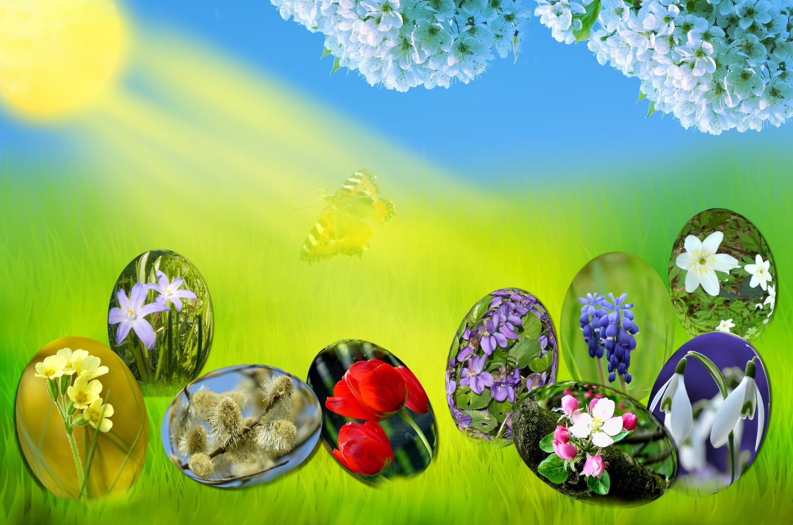 Nikon D5100 sample photo. Easter, eggs, spring photography