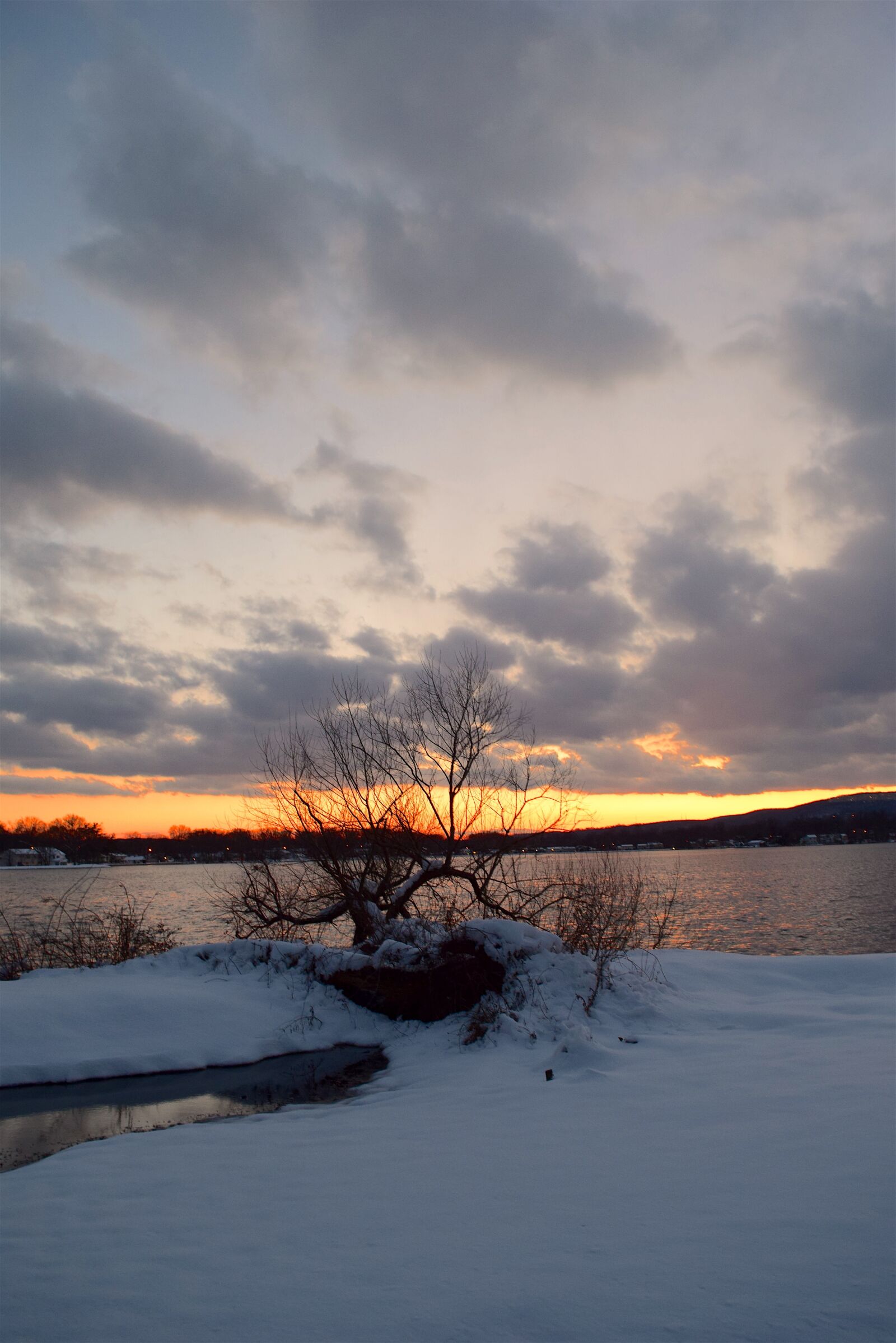 Nikon D3300 sample photo. Snow, winter, sunset photography