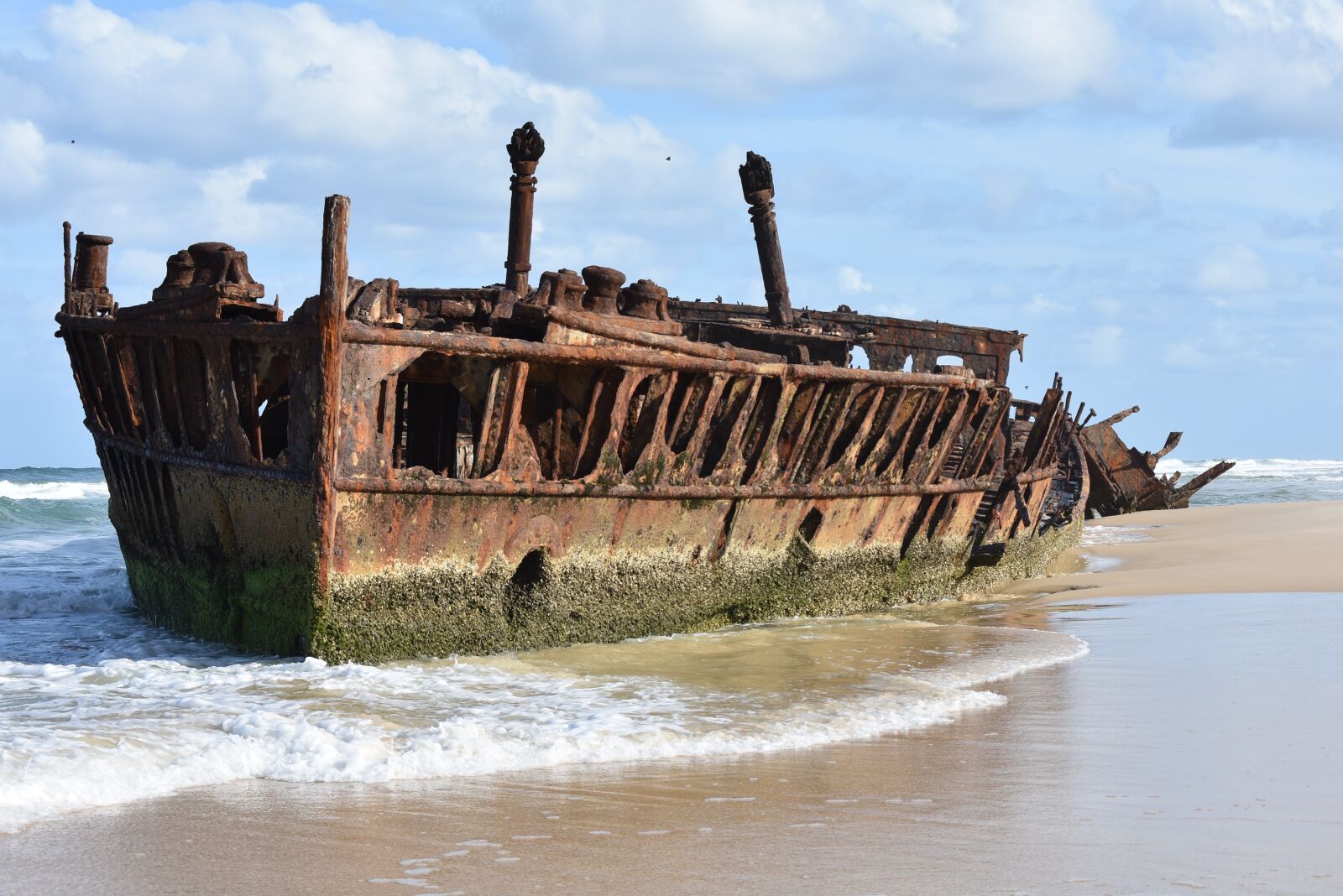 Nikon D3400 sample photo. Shipwreck, beach, ship photography