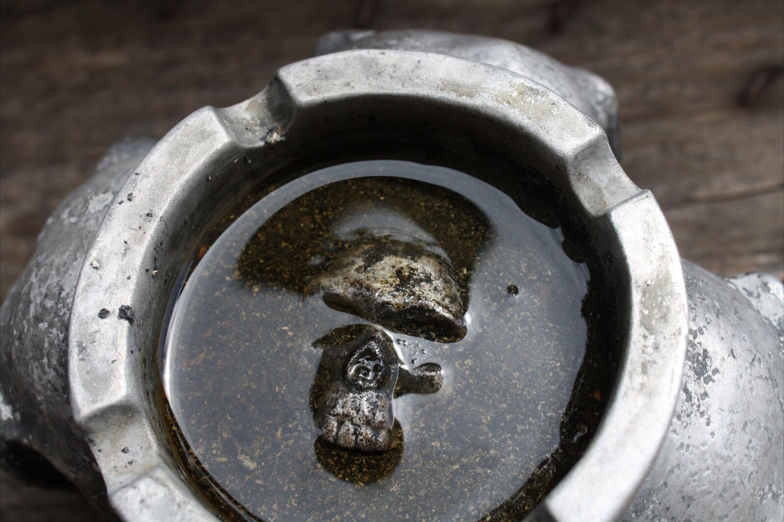 Canon EOS 1000D (EOS Digital Rebel XS / EOS Kiss F) sample photo. Picture, ashtray, skull photography