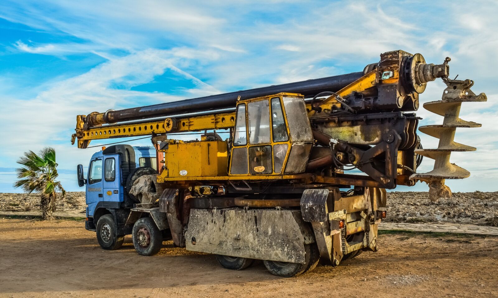 Nikon D3300 sample photo. Truck, drilling machine, vehicle photography