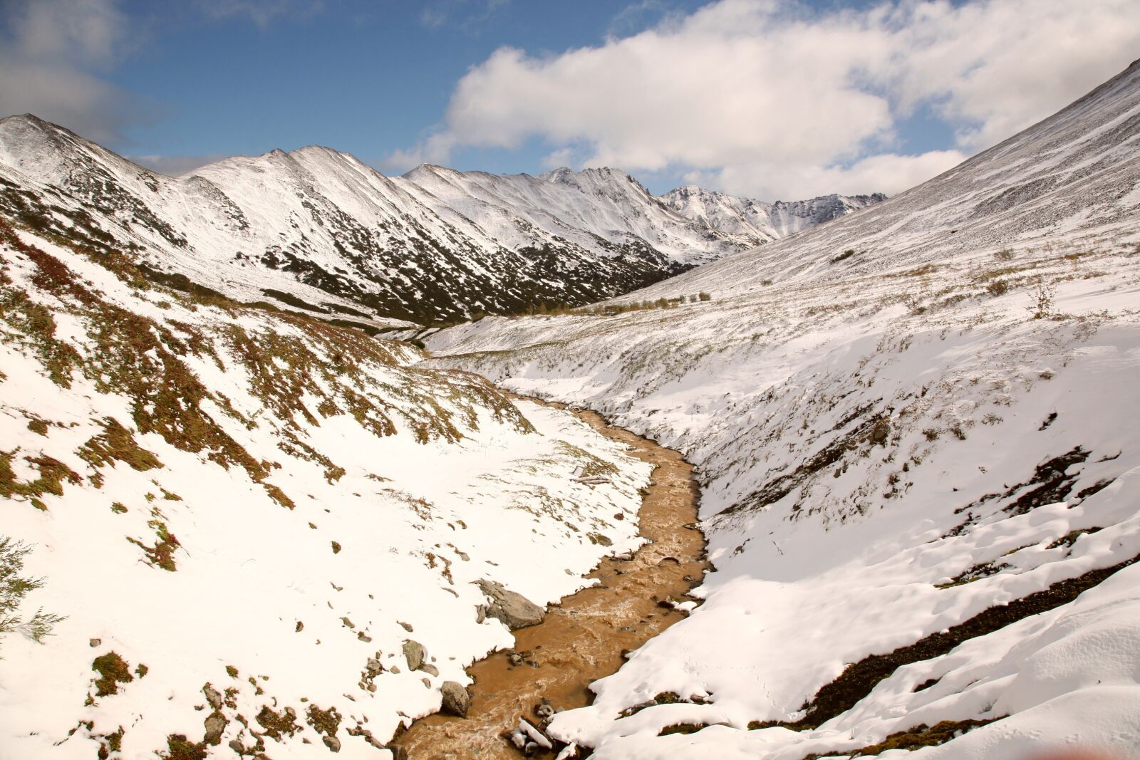Canon EOS 5D sample photo. Mountains, height, creek photography