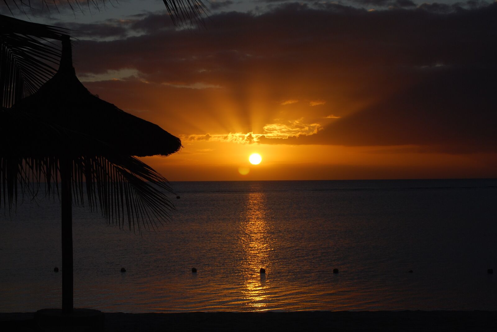 Nikon D40X sample photo. Sunset, sugar beach, mauritius photography