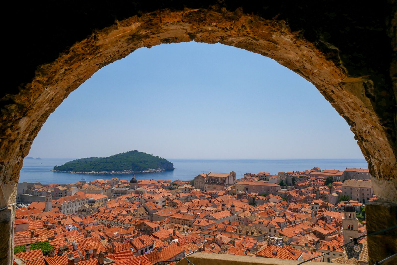 Panasonic Lumix DMC-G85 (Lumix DMC-G80) + LUMIX G VARIO 12-60/F3.5-5.6 sample photo. Dubrovnik, city, sky photography