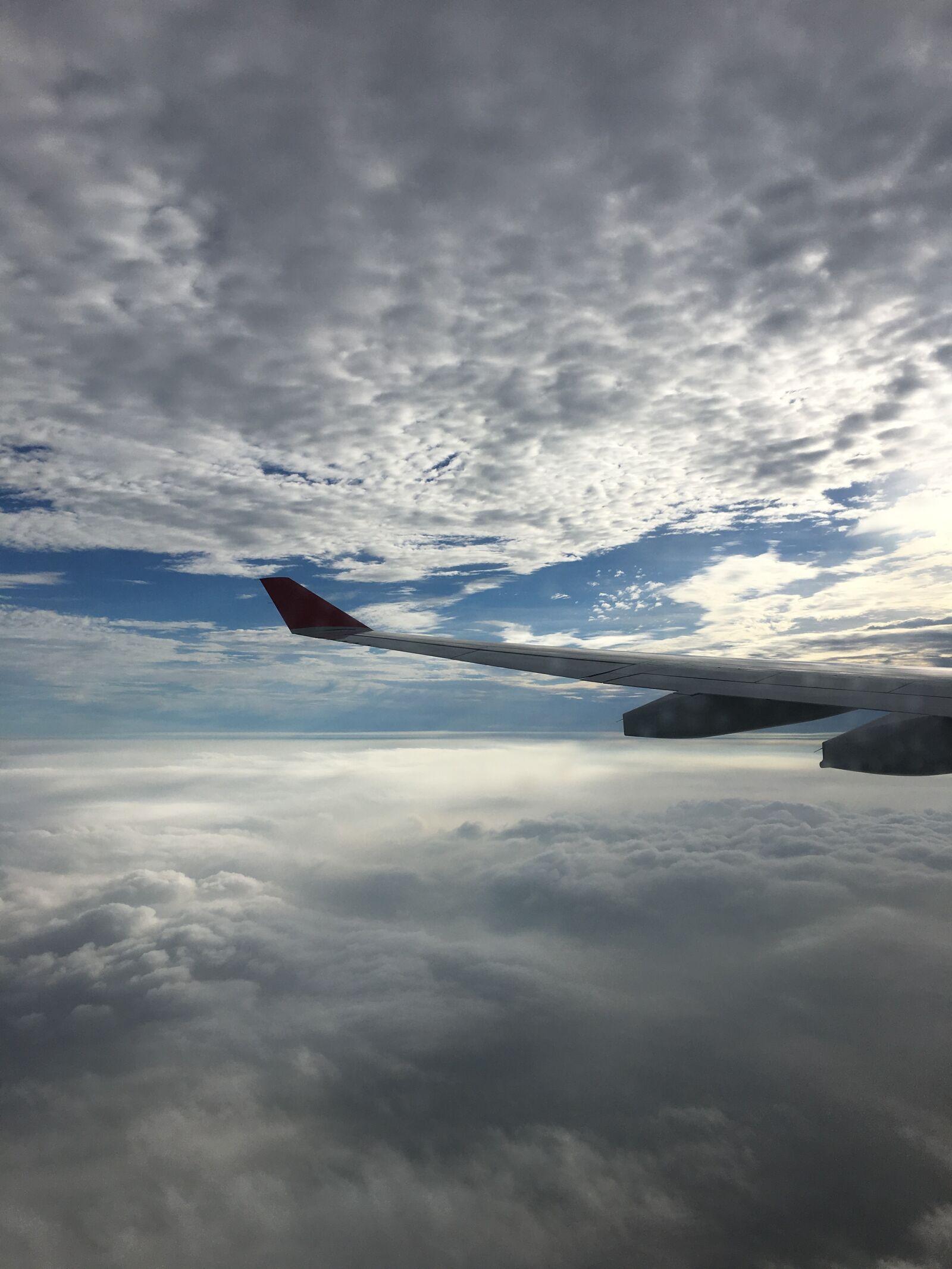 Apple iPhone 6s Plus sample photo. Flight, wings, clouds photography