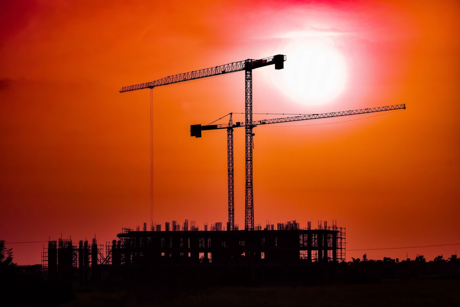 Nikon D3300 sample photo. Sunset, sky, industry photography