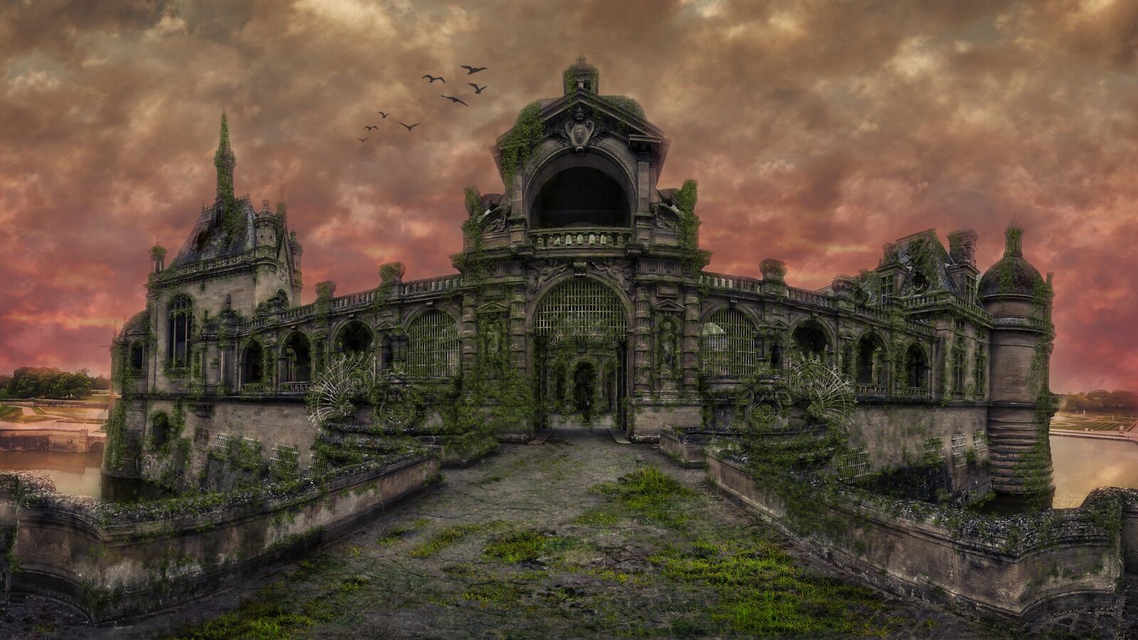 Nikon D300S sample photo. Chateau, chantilly, france photography