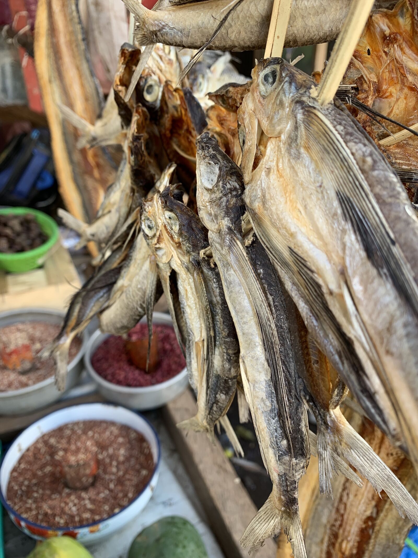 Apple iPhone XR sample photo. Dry fish, dried seafood photography