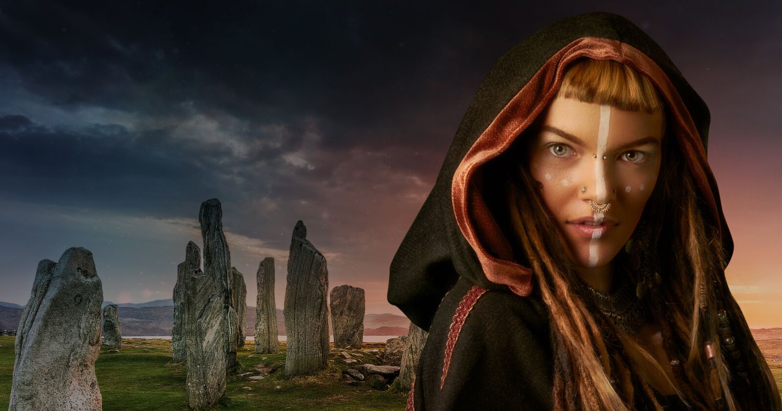 Nikon D7100 sample photo. Woman, female, stone circle photography