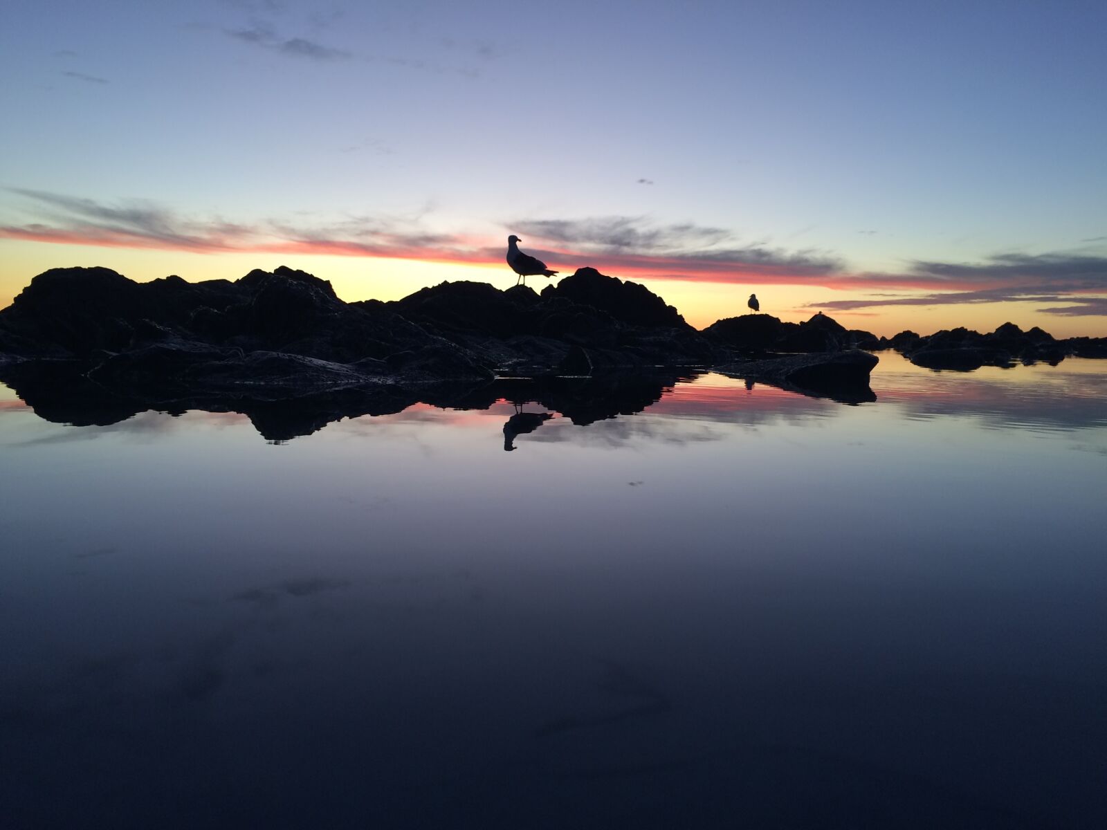 iPhone 5s back camera 4.15mm f/2.2 sample photo. Tranquil sea, sunset, beach photography