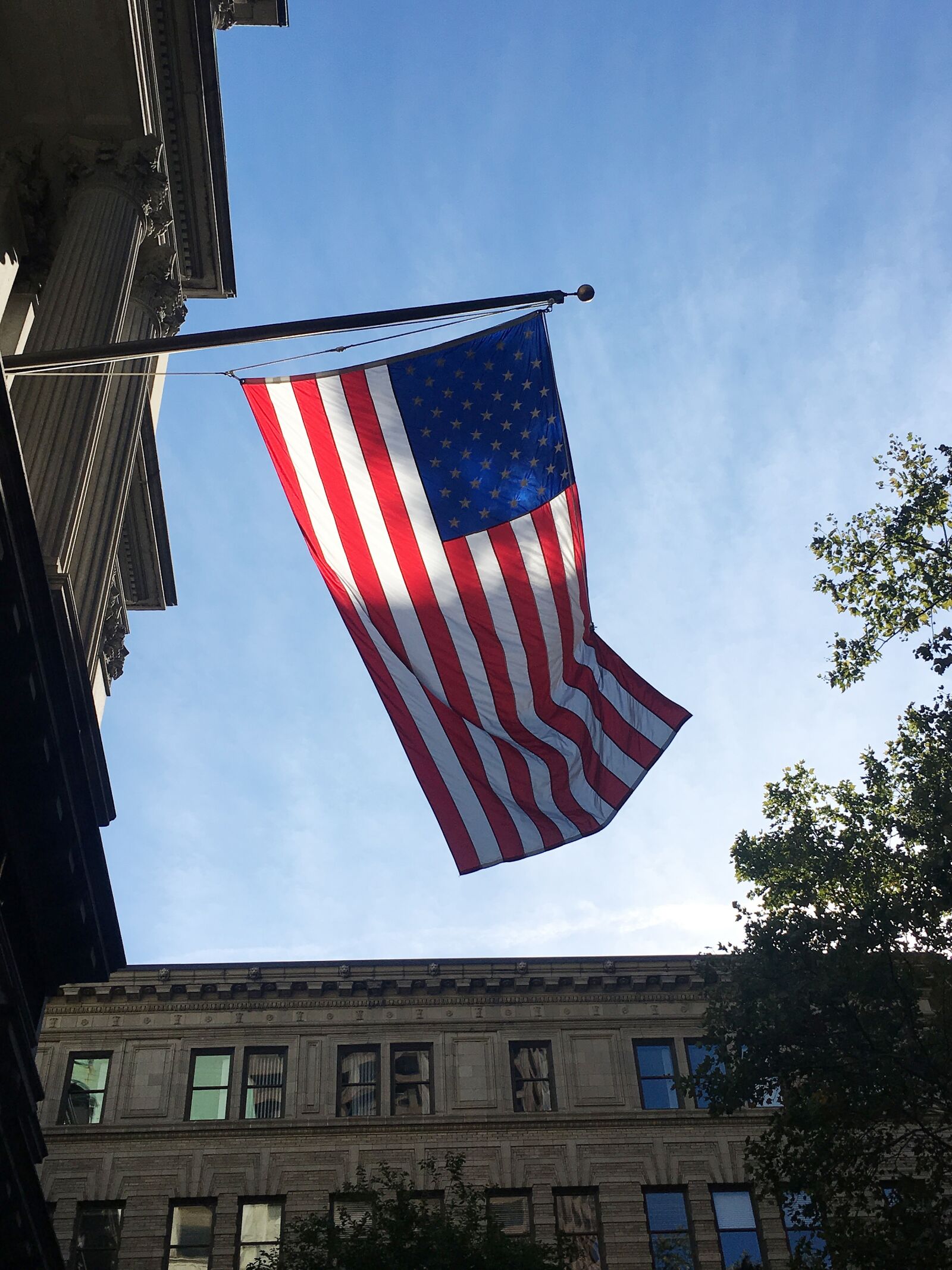 Apple iPhone 6s sample photo. Boston, massachusetts, flag photography