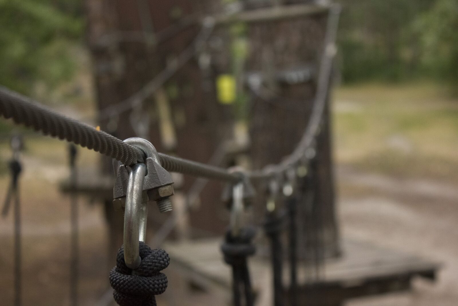 Canon EOS 550D (EOS Rebel T2i / EOS Kiss X4) sample photo. Rope park, rope, bokeh photography