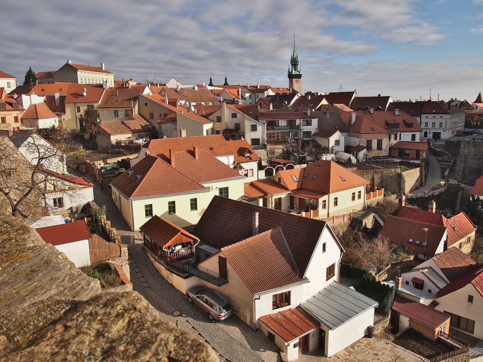 Olympus PEN E-PM1 sample photo. Old town, znojmo, czech photography