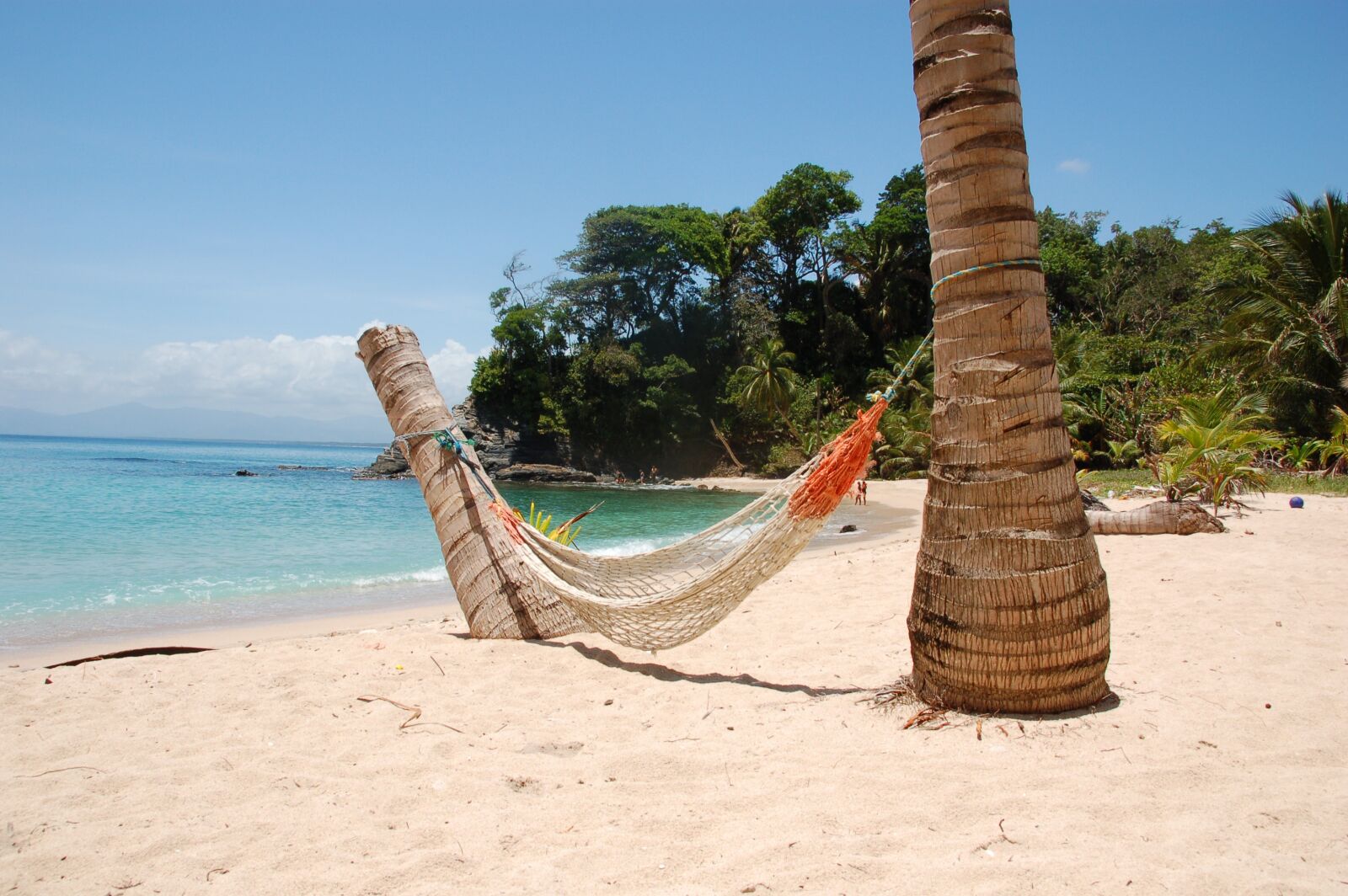 Nikon D50 sample photo. Hammock, sea, relaxation photography