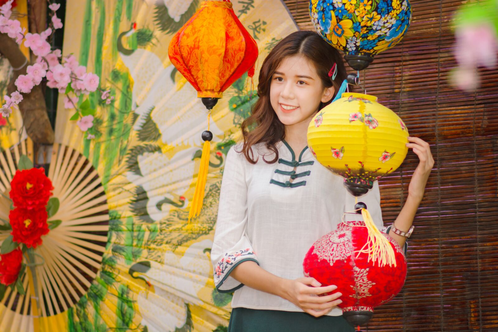 Nikon D7100 sample photo. Mid-autumn, festival, girl photography