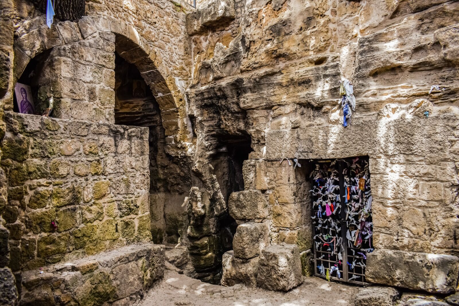 Nikon D3300 sample photo. St solomoni catacomb, paphos photography