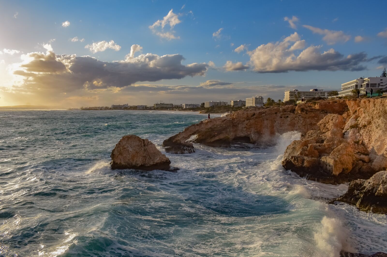 Nikon D3300 sample photo. Rocky coast, waves, sea photography