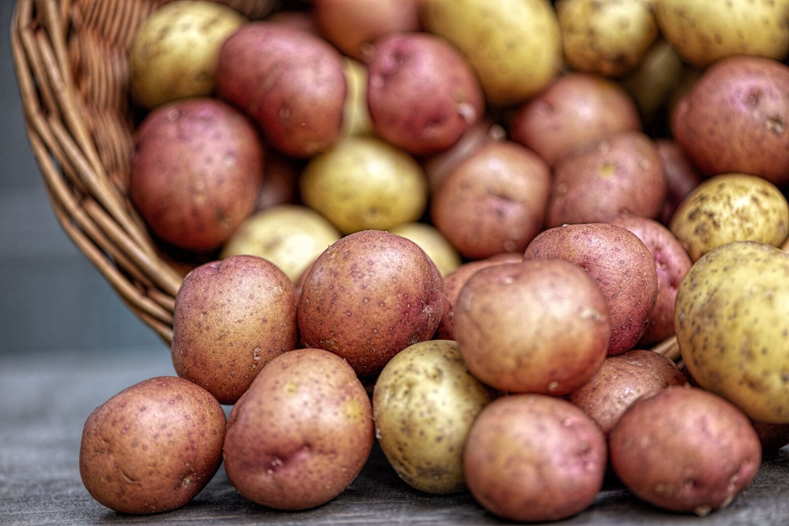 Nikon D610 sample photo. Potatoes, vegetables, food photography