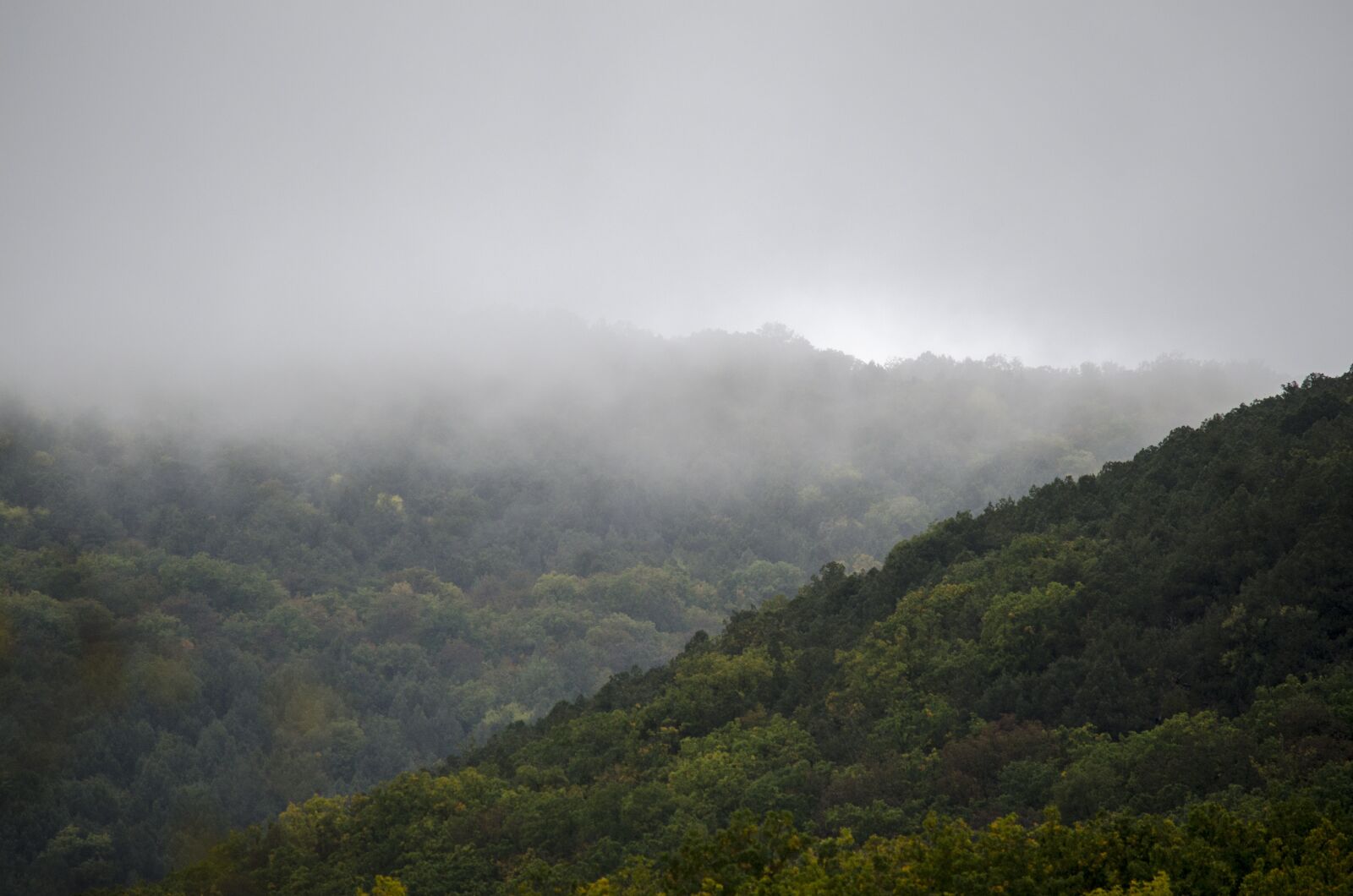 Nikon D7000 sample photo. Mountains, fog, clouds photography