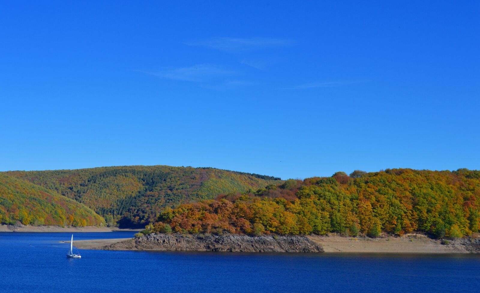 Nikon D3200 sample photo. Rurtalsperre, schwammenauel, eifel photography