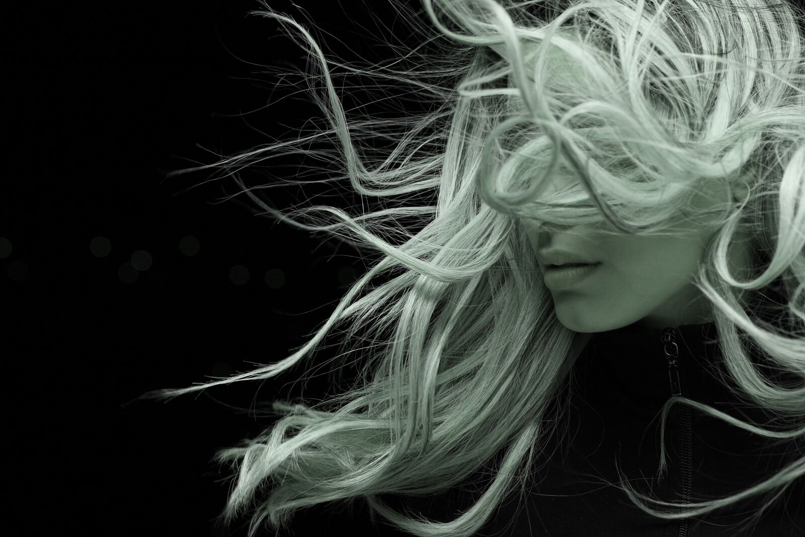Canon EOS 40D sample photo. Model, hair, wind photography