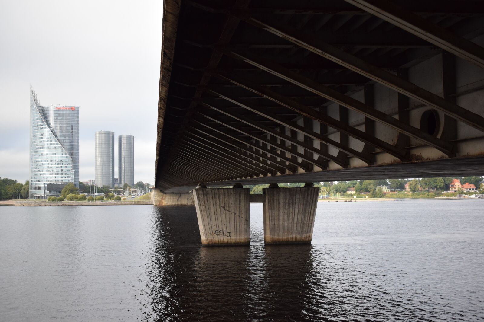 Nikon D3300 sample photo. Skyscraper, bridge, city photography