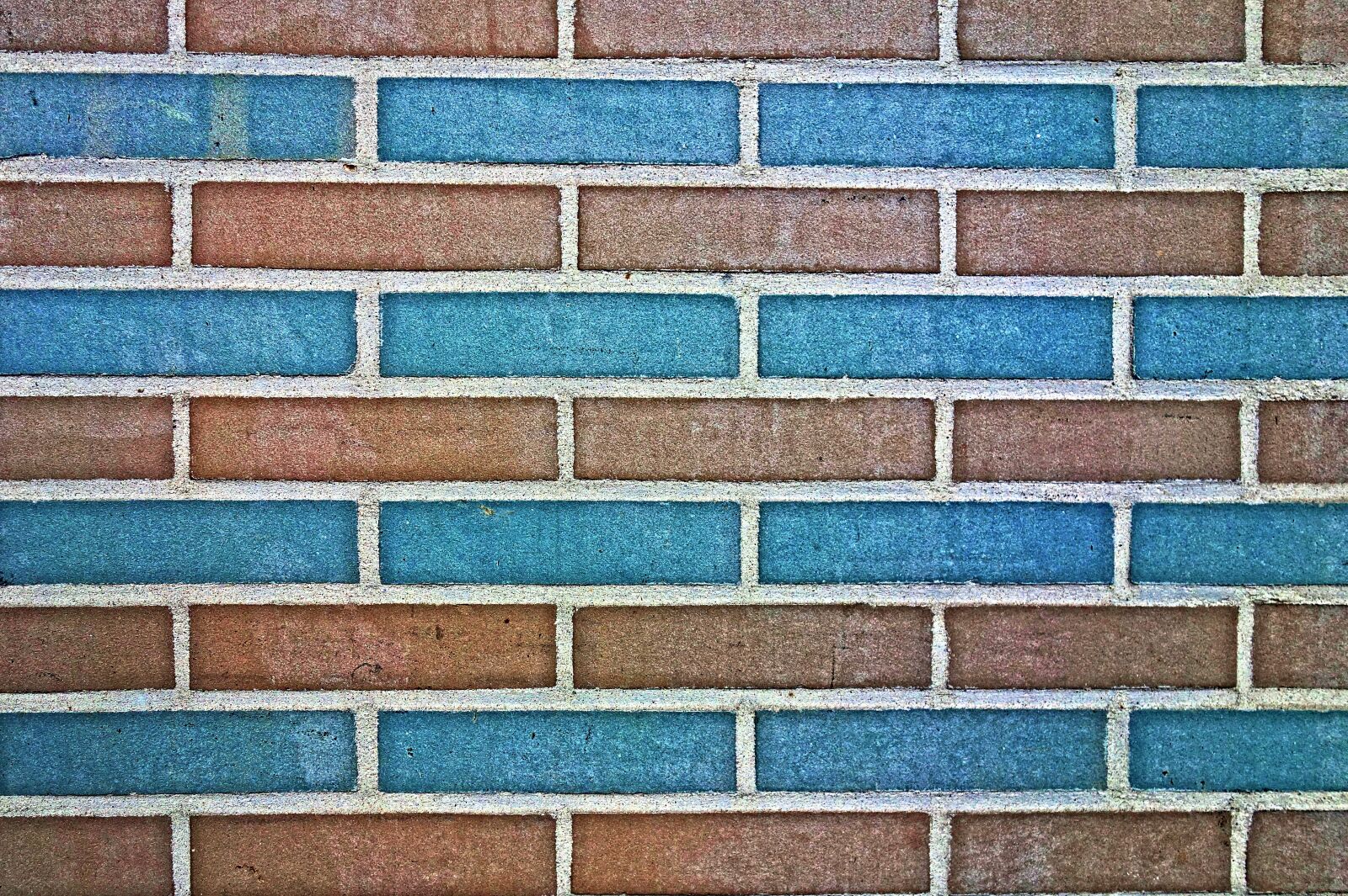 Sony Cyber-shot DSC-RX100 sample photo. Brick wall, wall, blue photography
