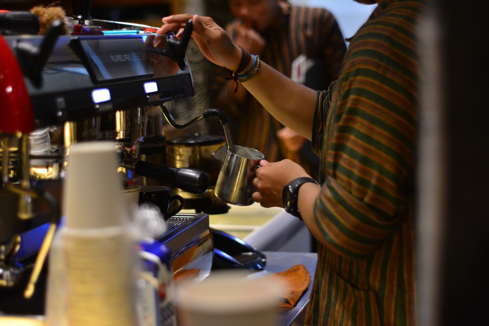 Nikon D7100 sample photo. Coffee, coffee maker, machine photography