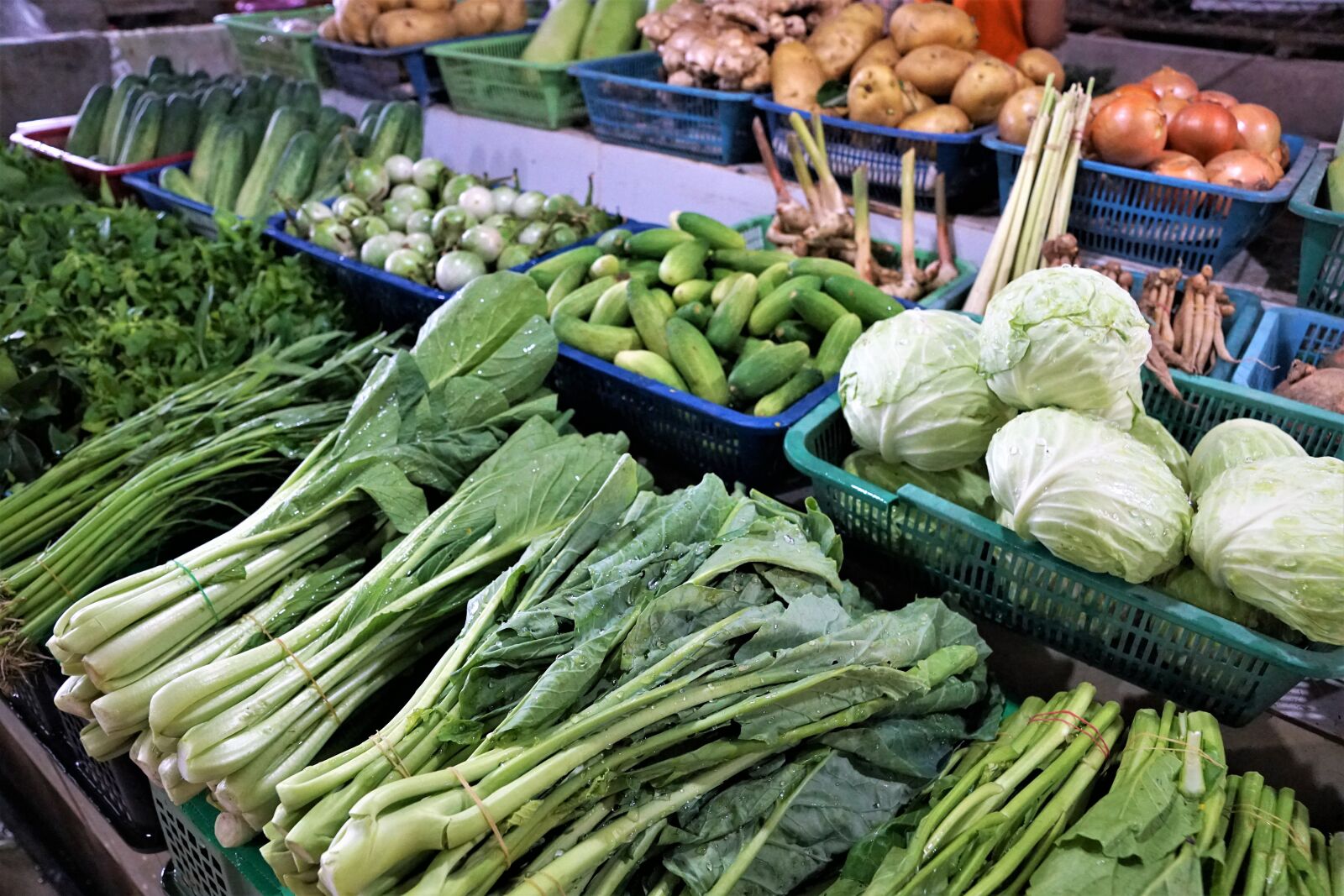 Sony ILCA-77M2 + Sony DT 16-50mm F2.8 SSM sample photo. Market, vegetables, food photography