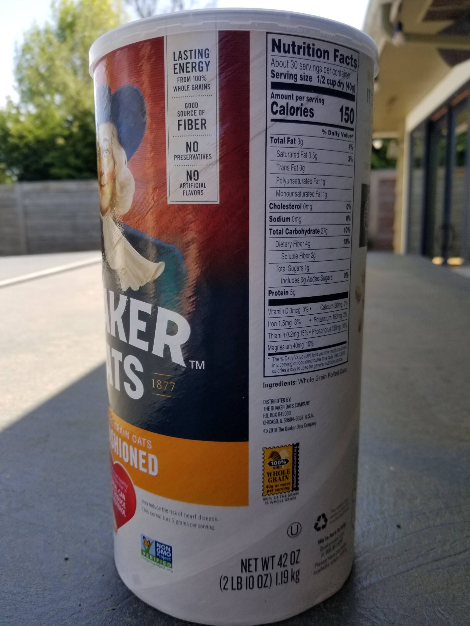 Samsung Galaxy S8 sample photo. Food, label, grain photography