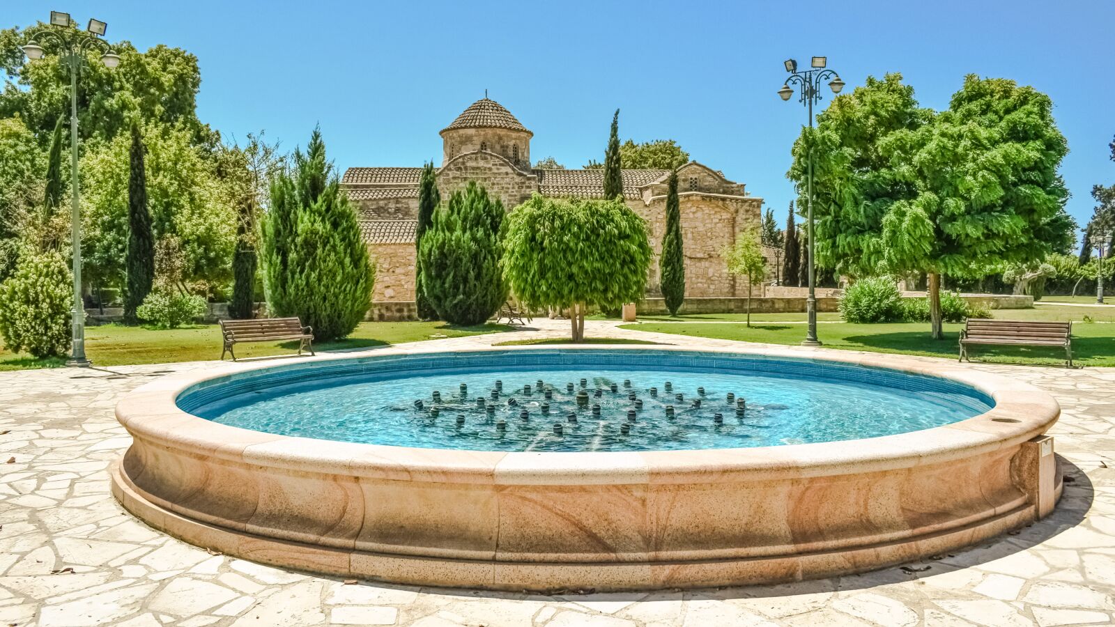 Nikon D3300 sample photo. Fountain, square, park photography
